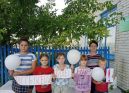 Акция с белыми шарами