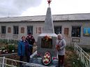 Свеча памяти в селе Чердынцево